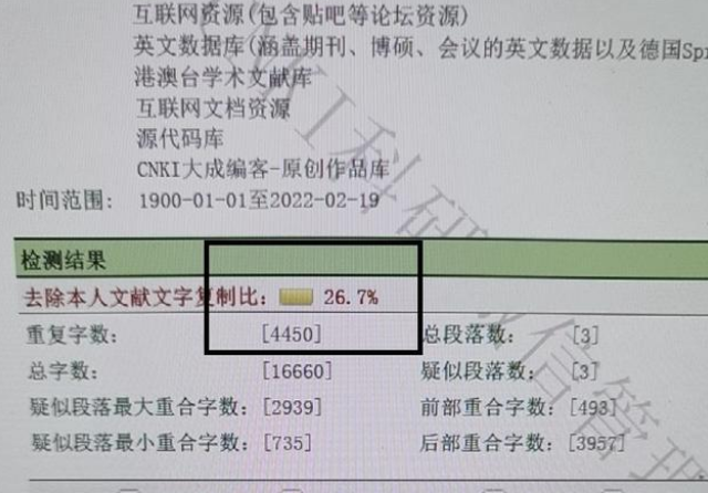 知网查重报告